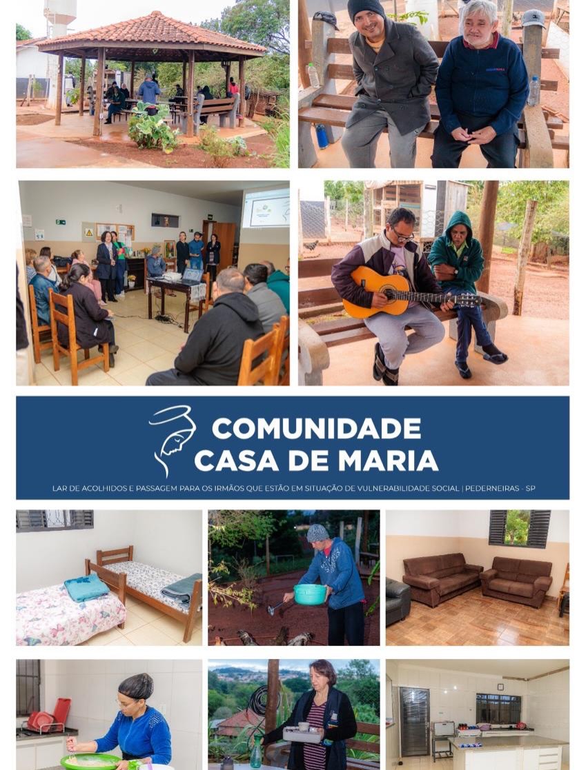 Comunidade Casa de Maria — acolhimento e convivência em Pederneiras