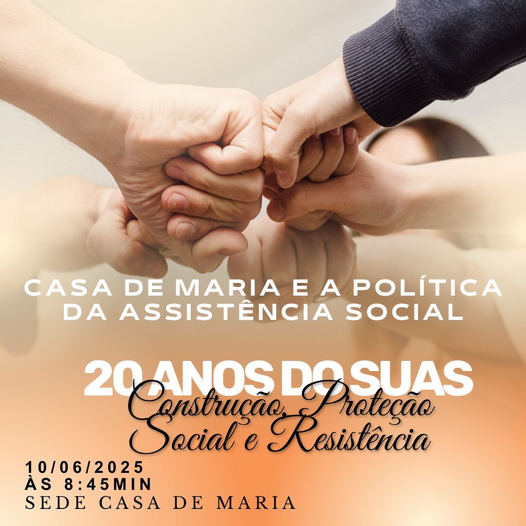 Mãos unidas em gesto de fraternidade e solidariedade